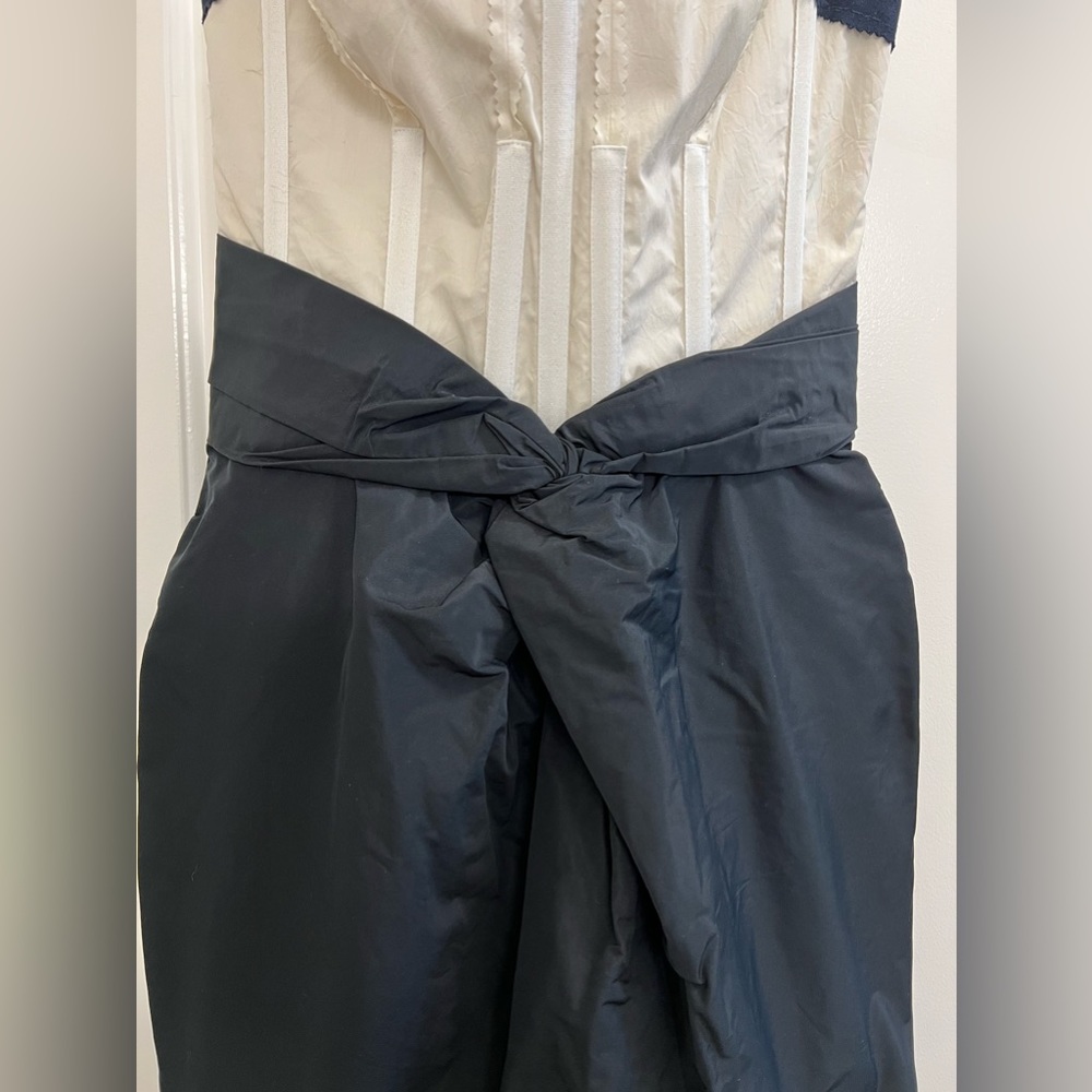 Carven Structured Taffeta Bustier Dress - Picture 8 of 17